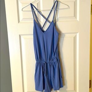 Blue summer Romper